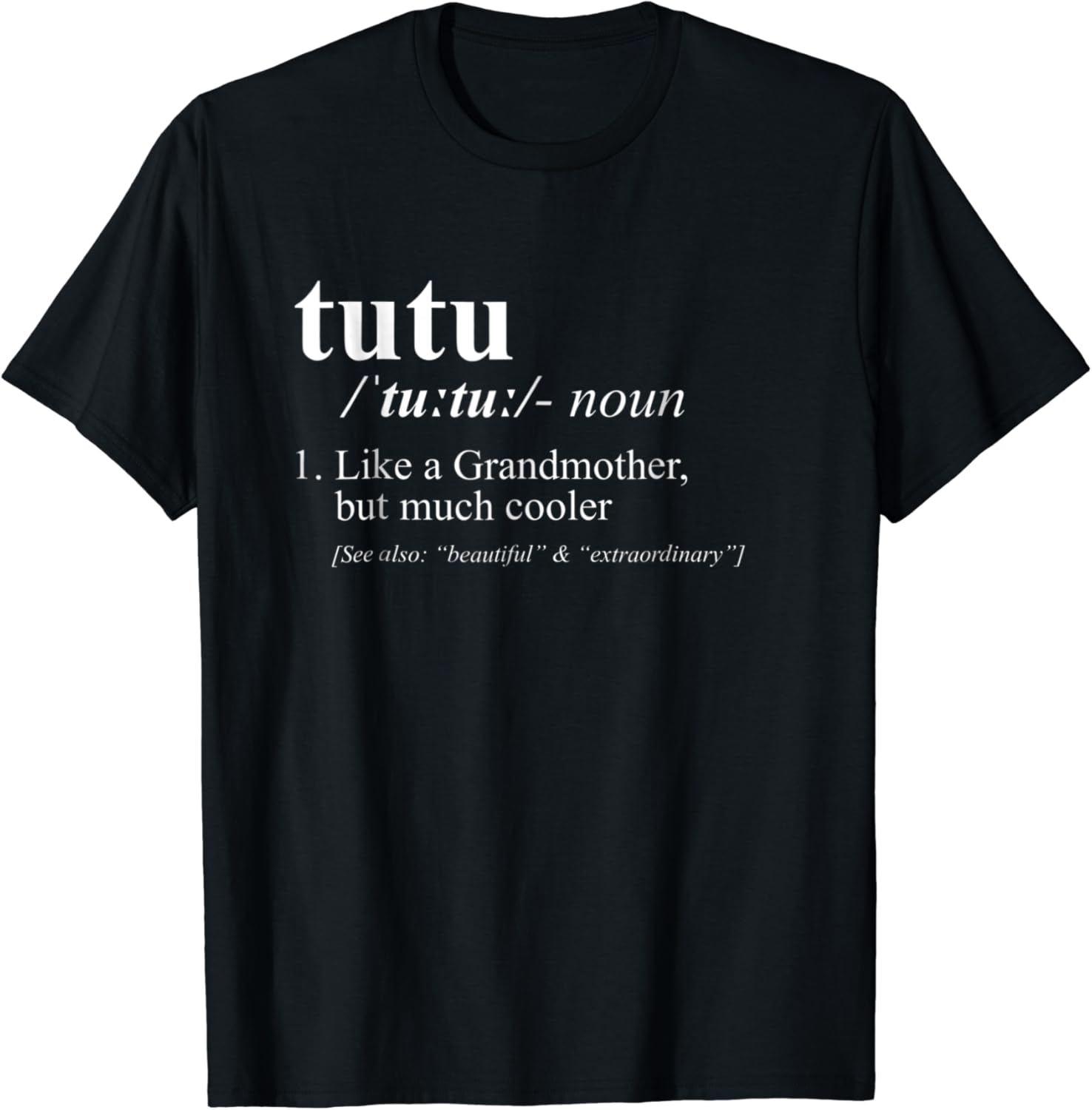 Tutu Definition Hawaii Elders T Shirt Clothing